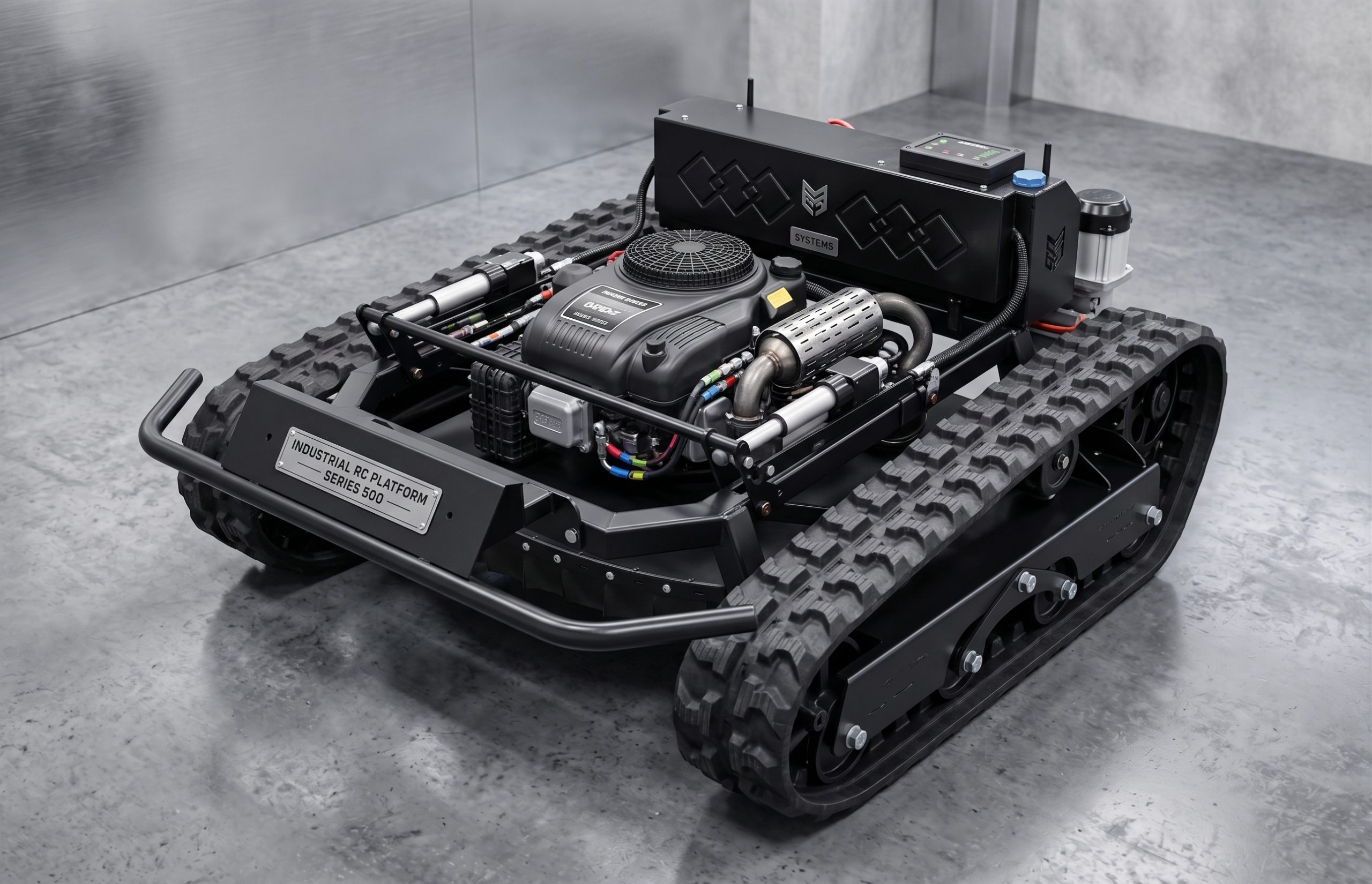 heavy duty remote control slope mower scaled