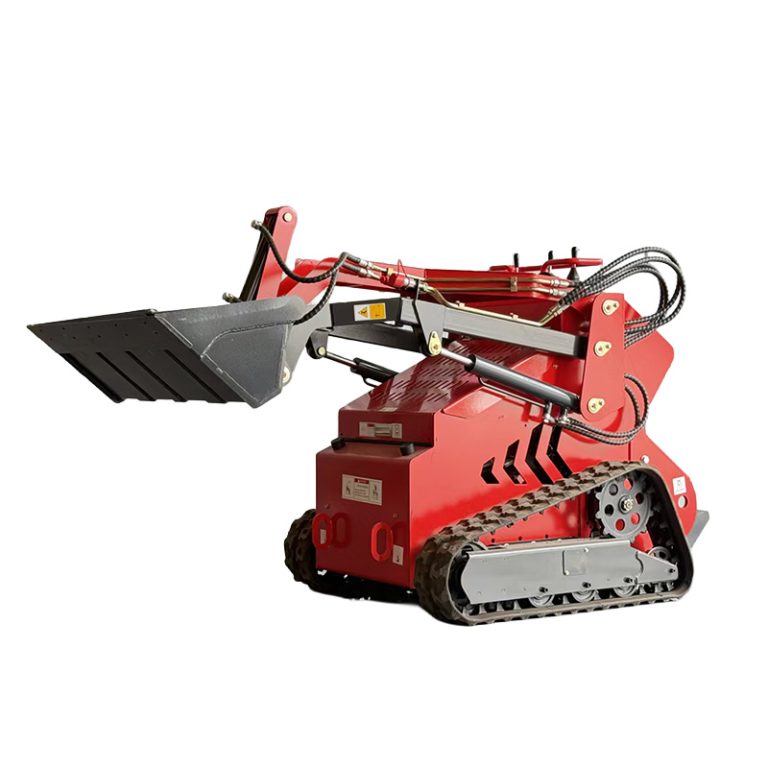 Hongtai HY450 Stand-On Tracked Mini Skid Steer Loader with Rubber Tracks and 23HP Engine