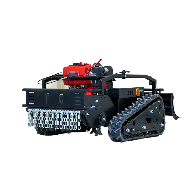 remote control tracked brush mower land clearing
