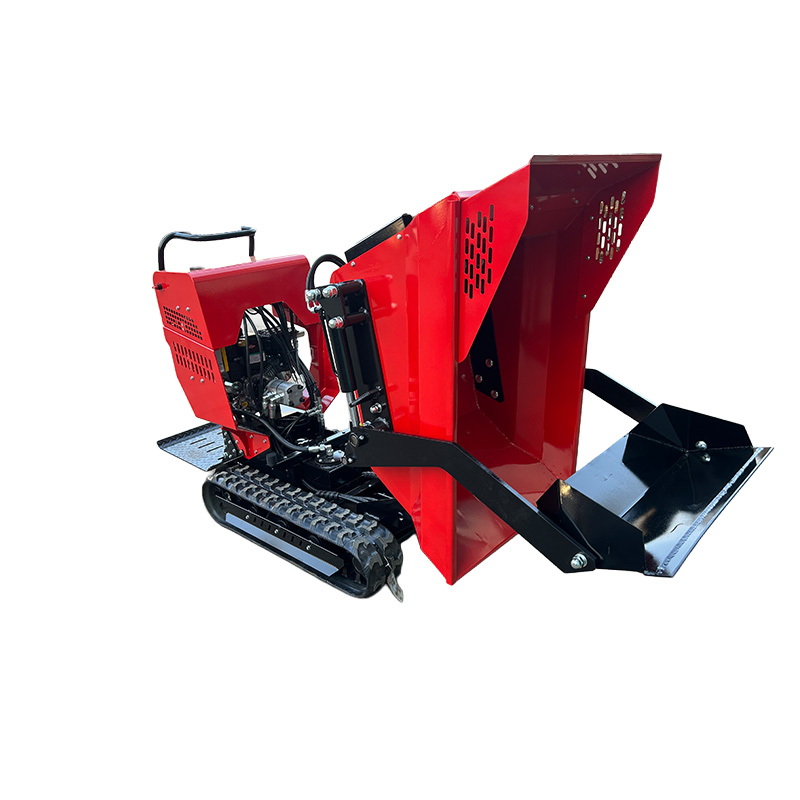 self loading tracked mini dumper